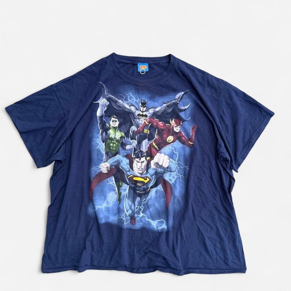 DC Comics Justice League Graphic Tee Navy Blue